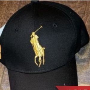 Men's/women's Black Polo Hat.